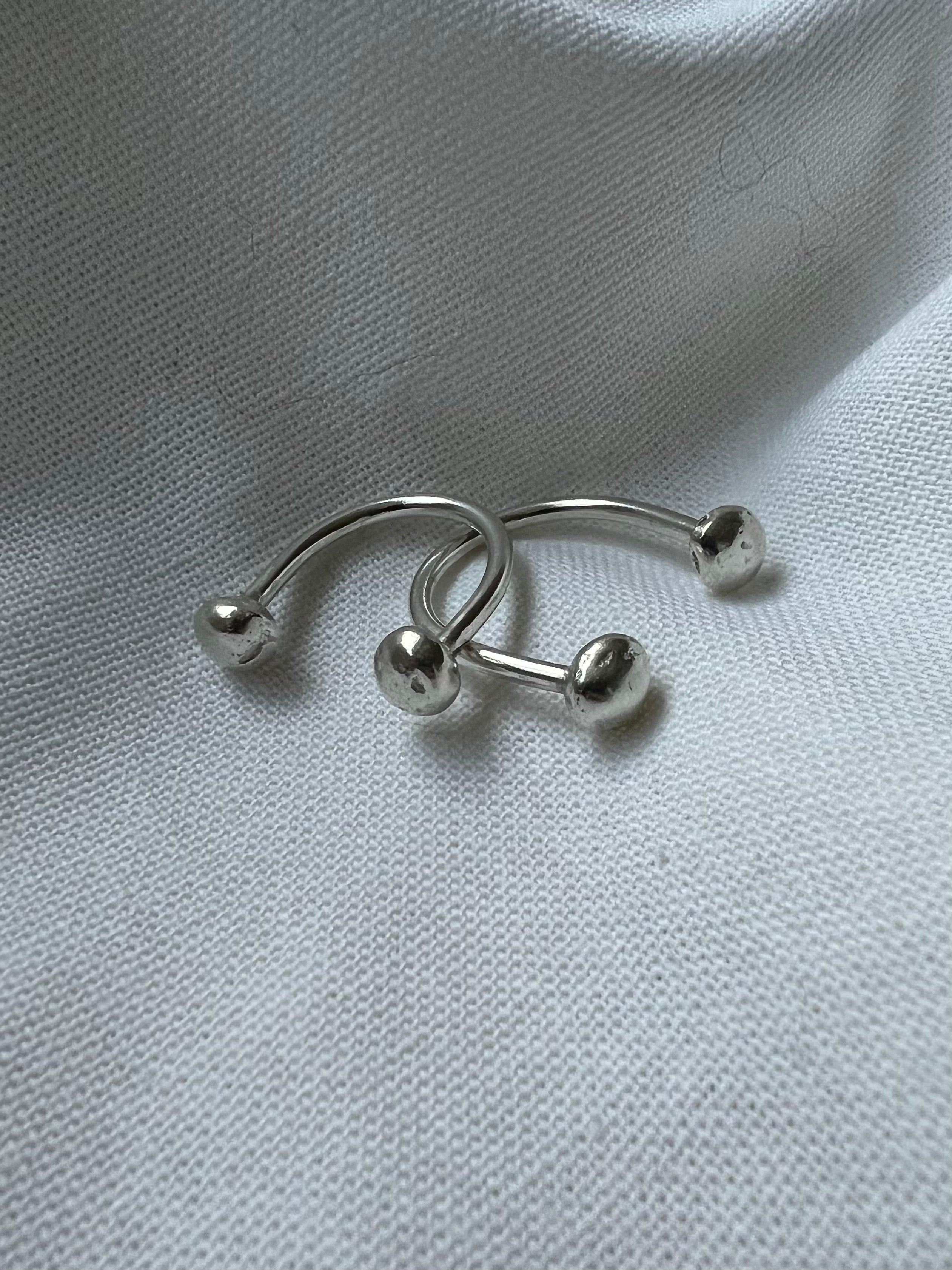 Silver Ball Ring