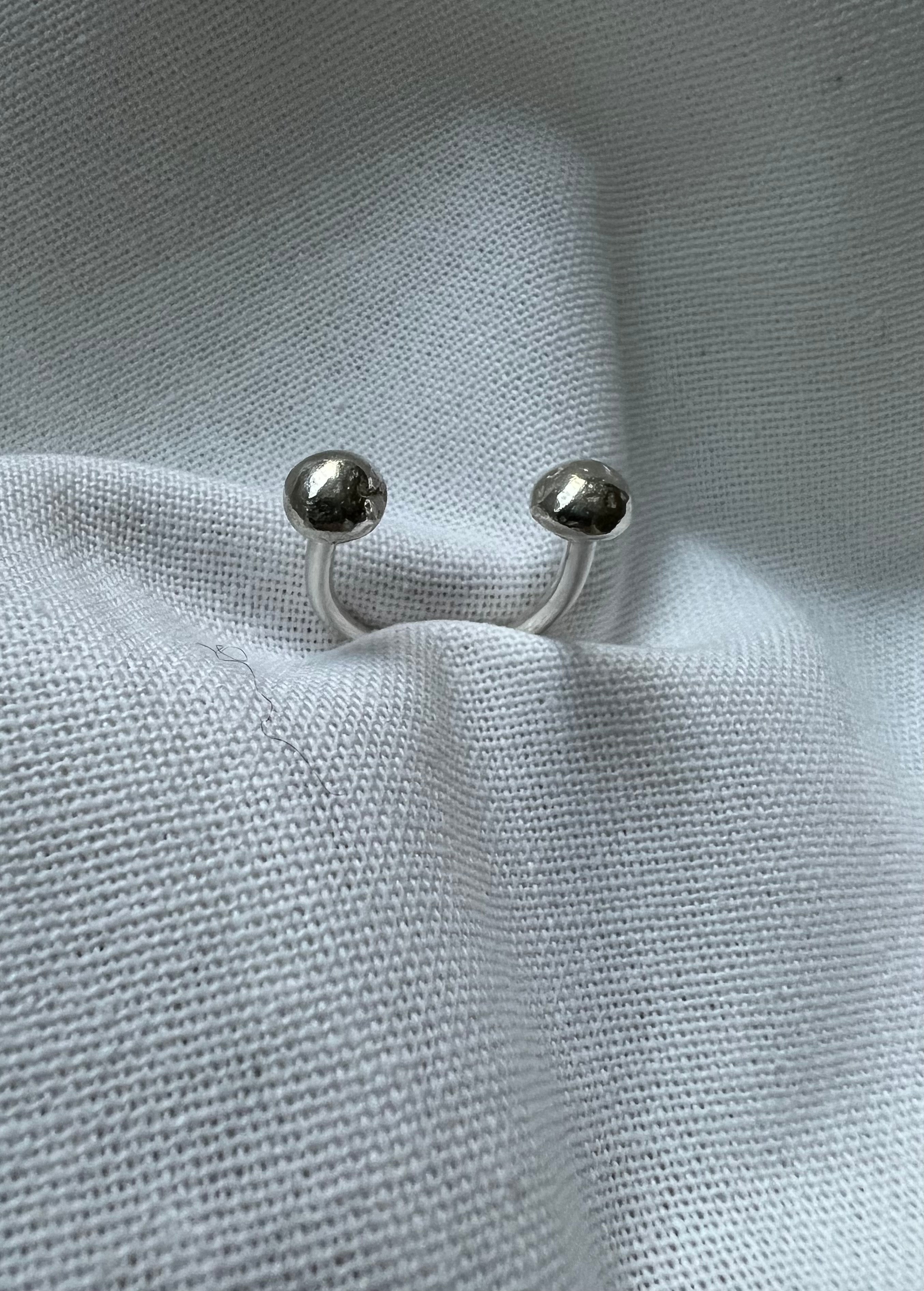 Silver Ball Ring