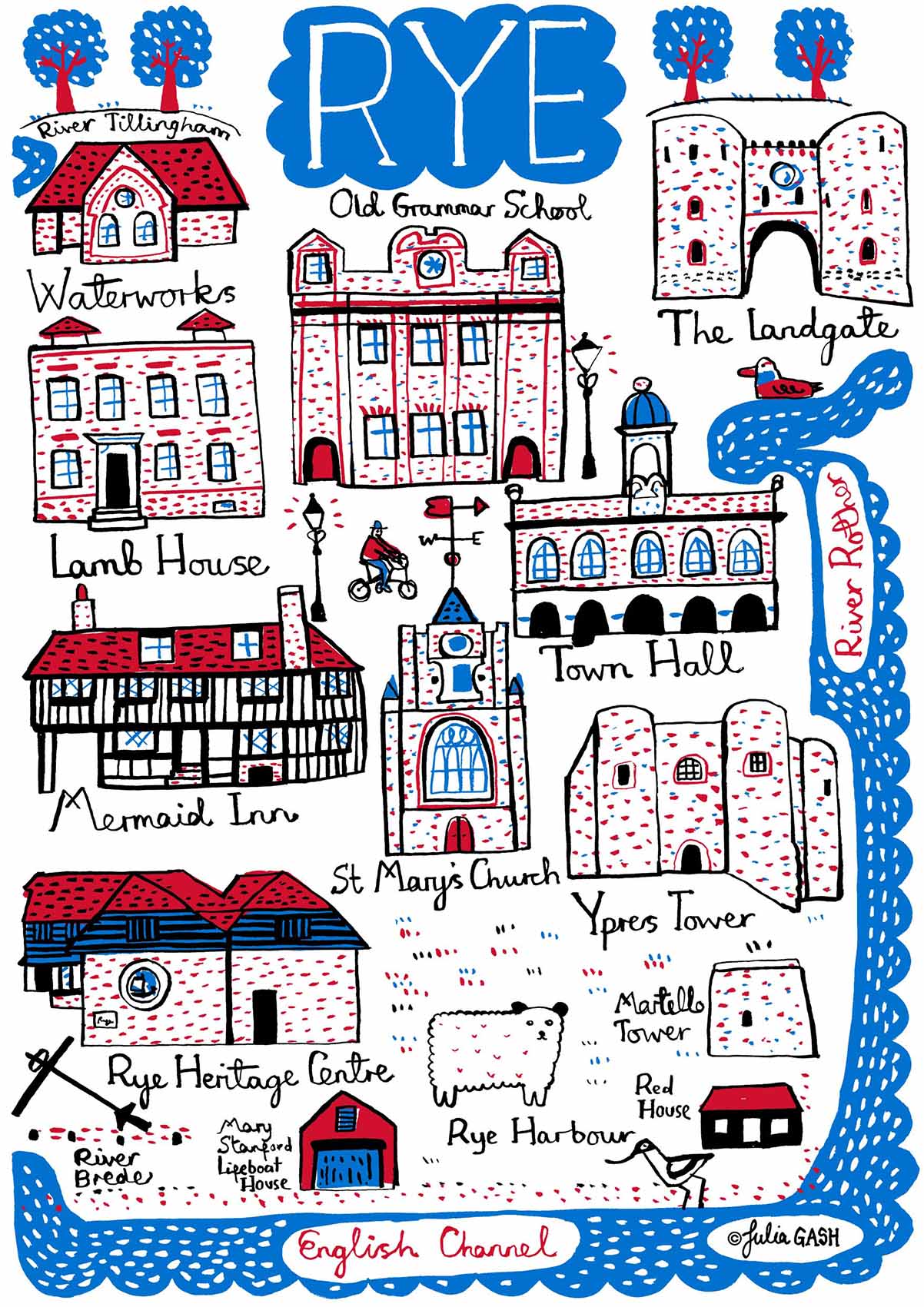 Rye Art Print