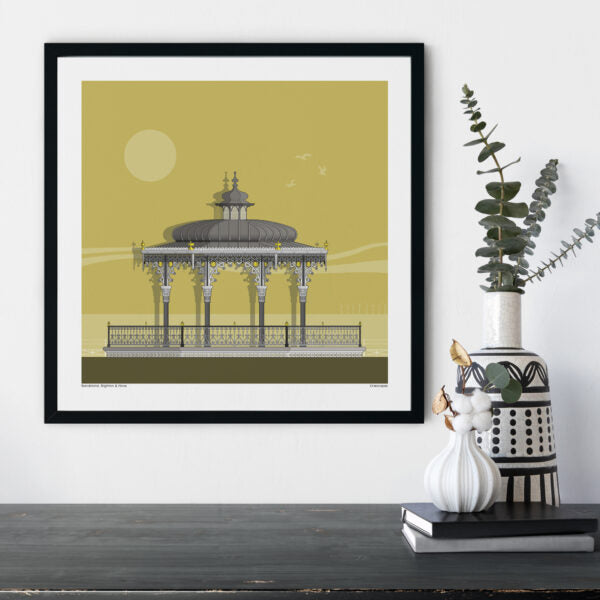 Brighton Bandstand Sun Print