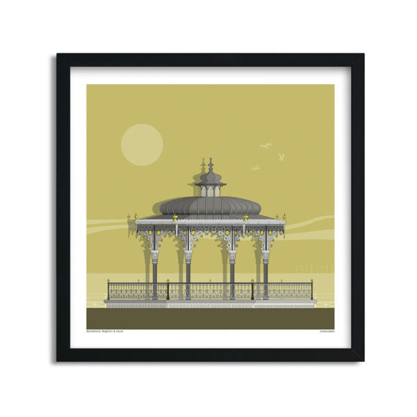 Brighton Bandstand Sun Print