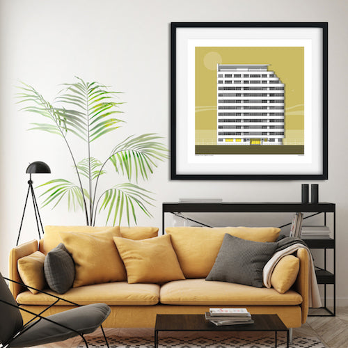 Brighton Embassy Court Sun Print