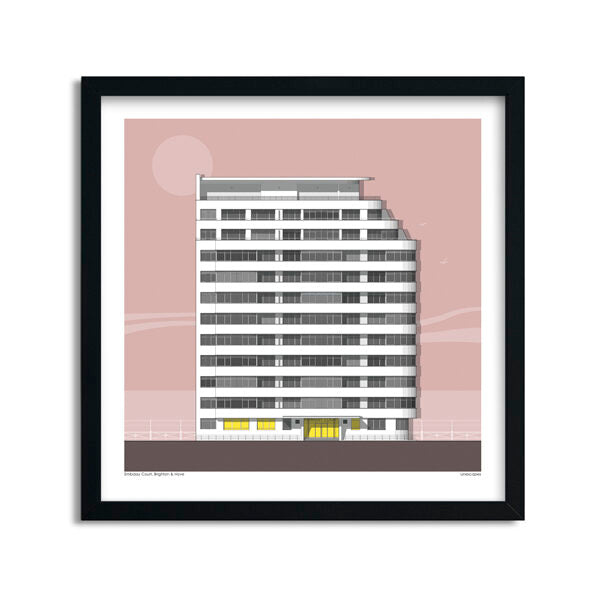 Brighton Embassy Court Sun Print