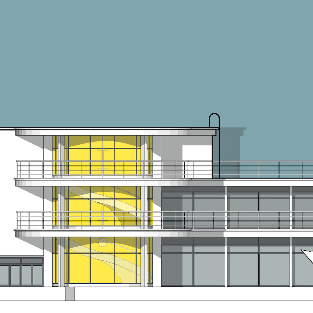 De La Warr Pavilion Landscape Limited Edition Print
