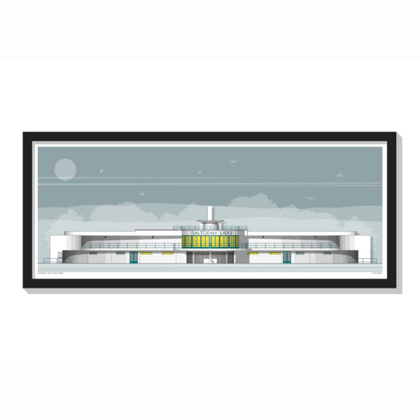 Saltdean Lido Landscape Limited Edition Print