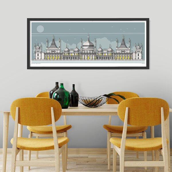 Brighton Royal Pavilion Landscape Limited Edition Print