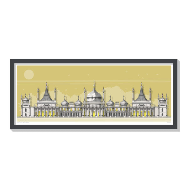 Brighton Royal Pavilion Landscape Limited Edition Print