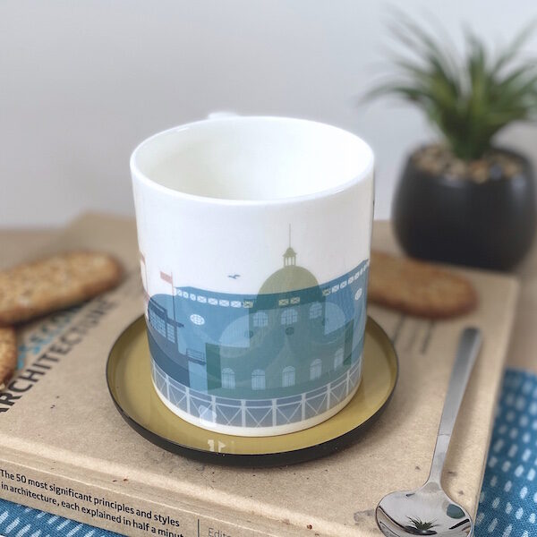 Worthing Landmarks Bone China Mug