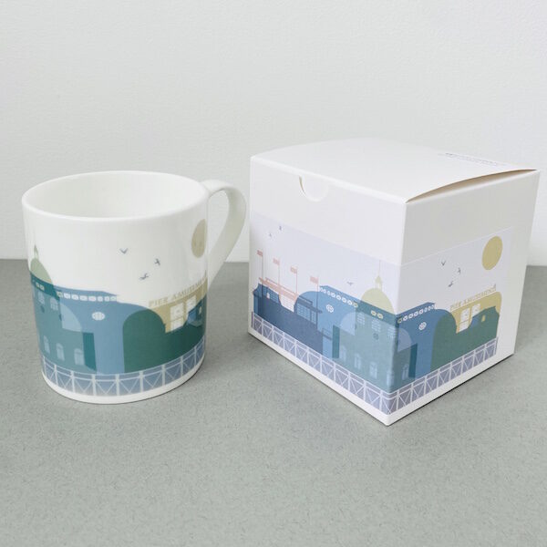 Worthing Landmarks Bone China Mug