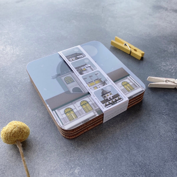 Worthing Set of Four Assorted Coasters