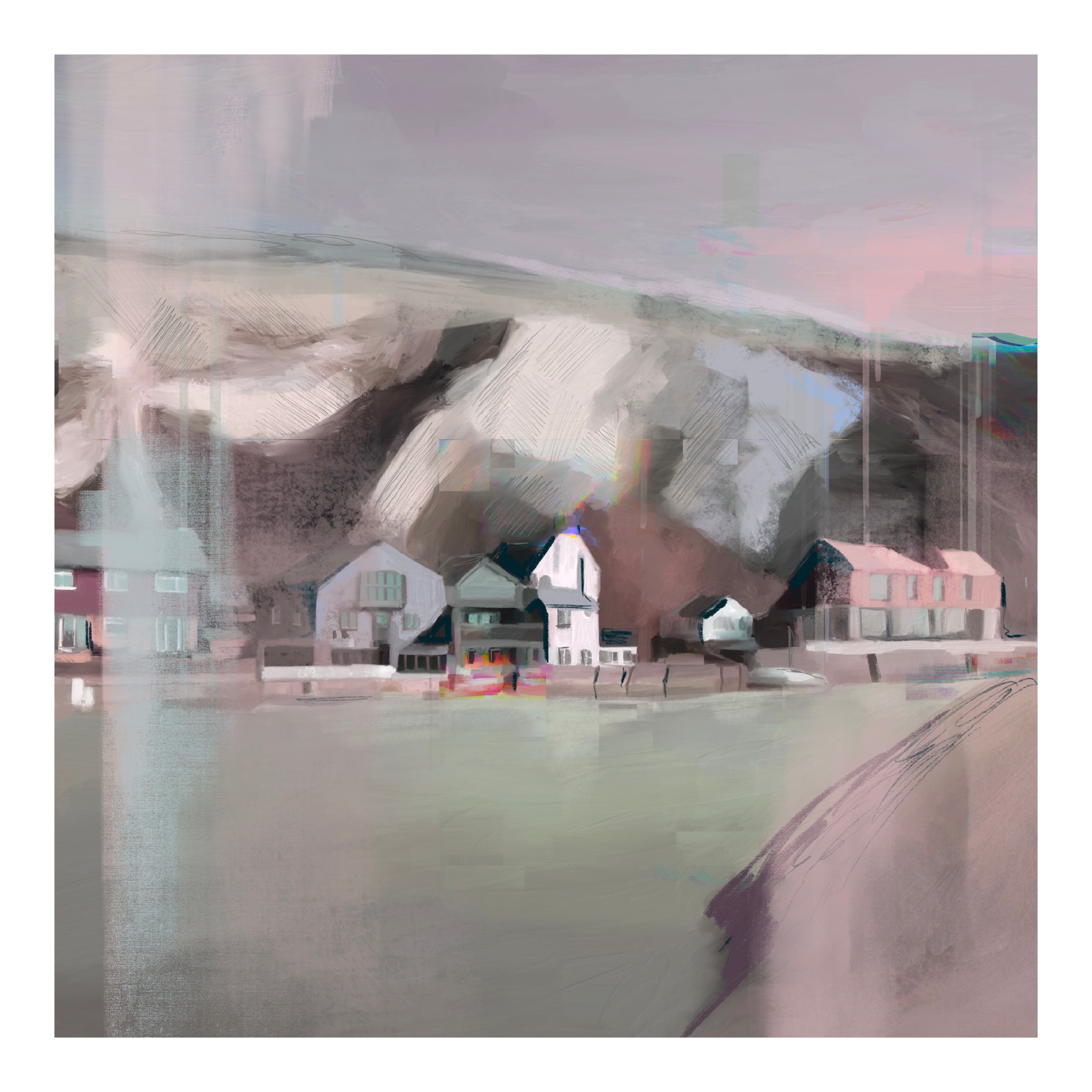 ‘View From the Railway Land’ Limited Edition Giclée print (unframed)
