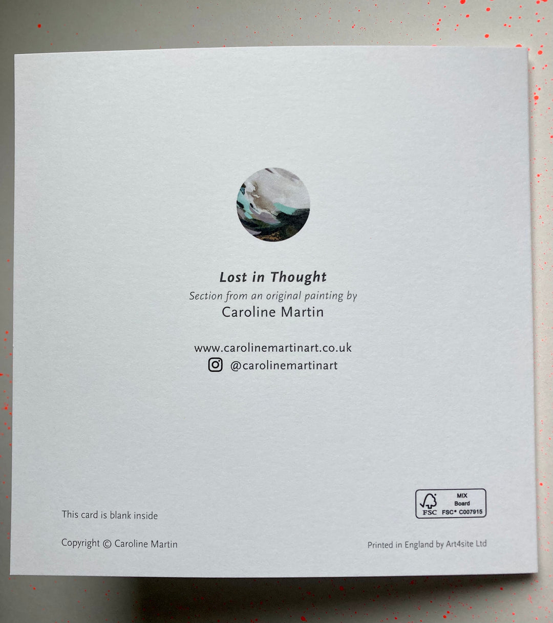 Pack of 4 Small Greetings Cards