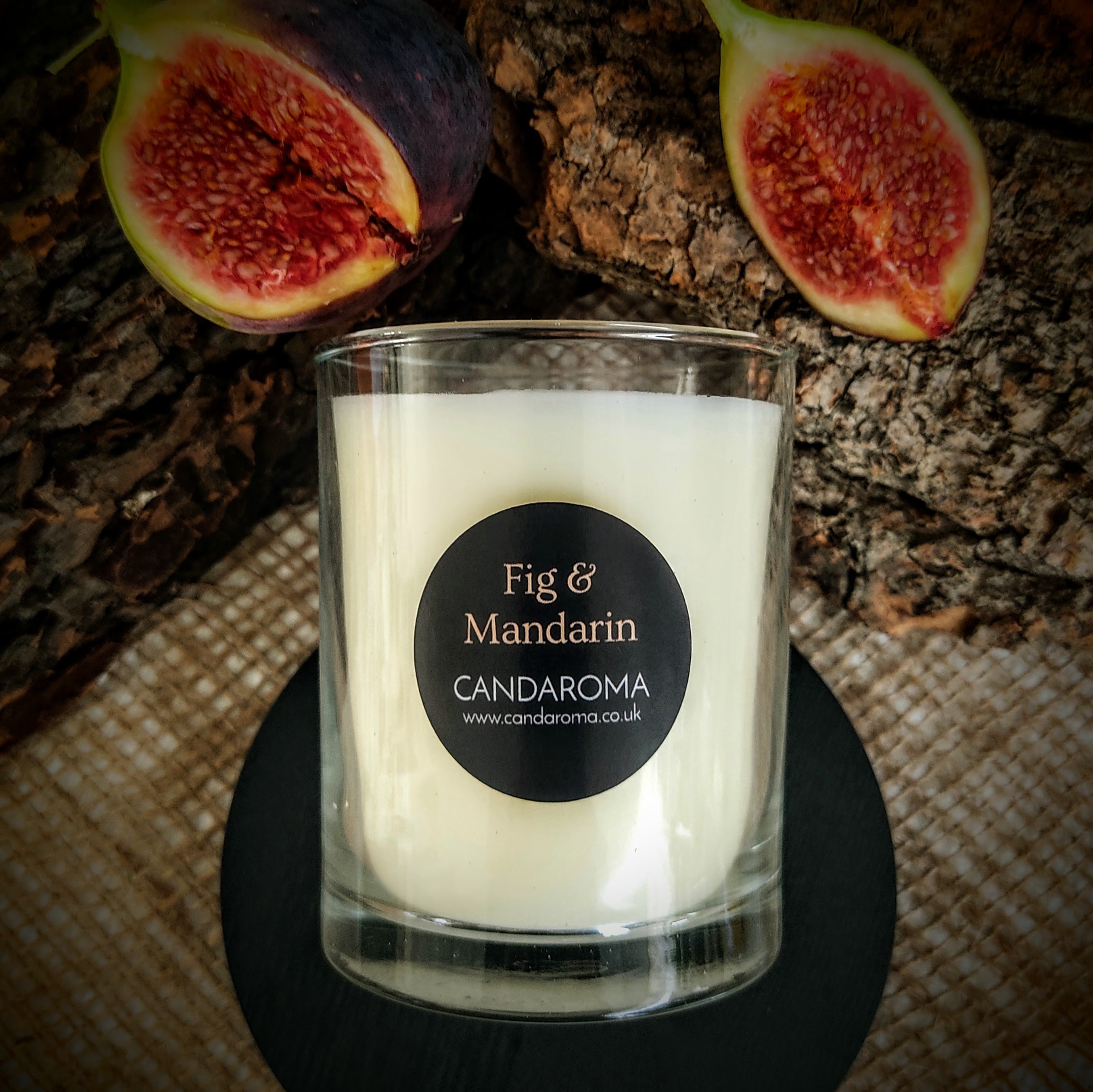Fig and mandarin Soy blend Candle