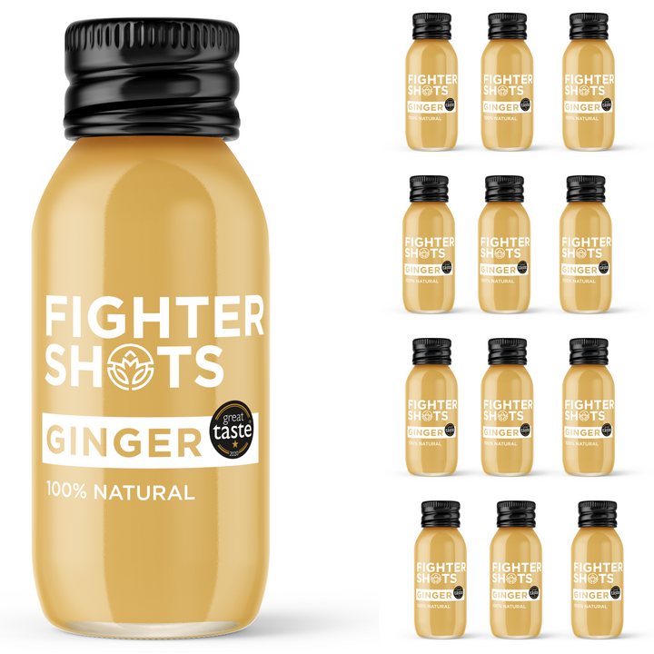 Ginger -  27g organic cold pressed ginger in every bottle, 6 or 12 x 60ml