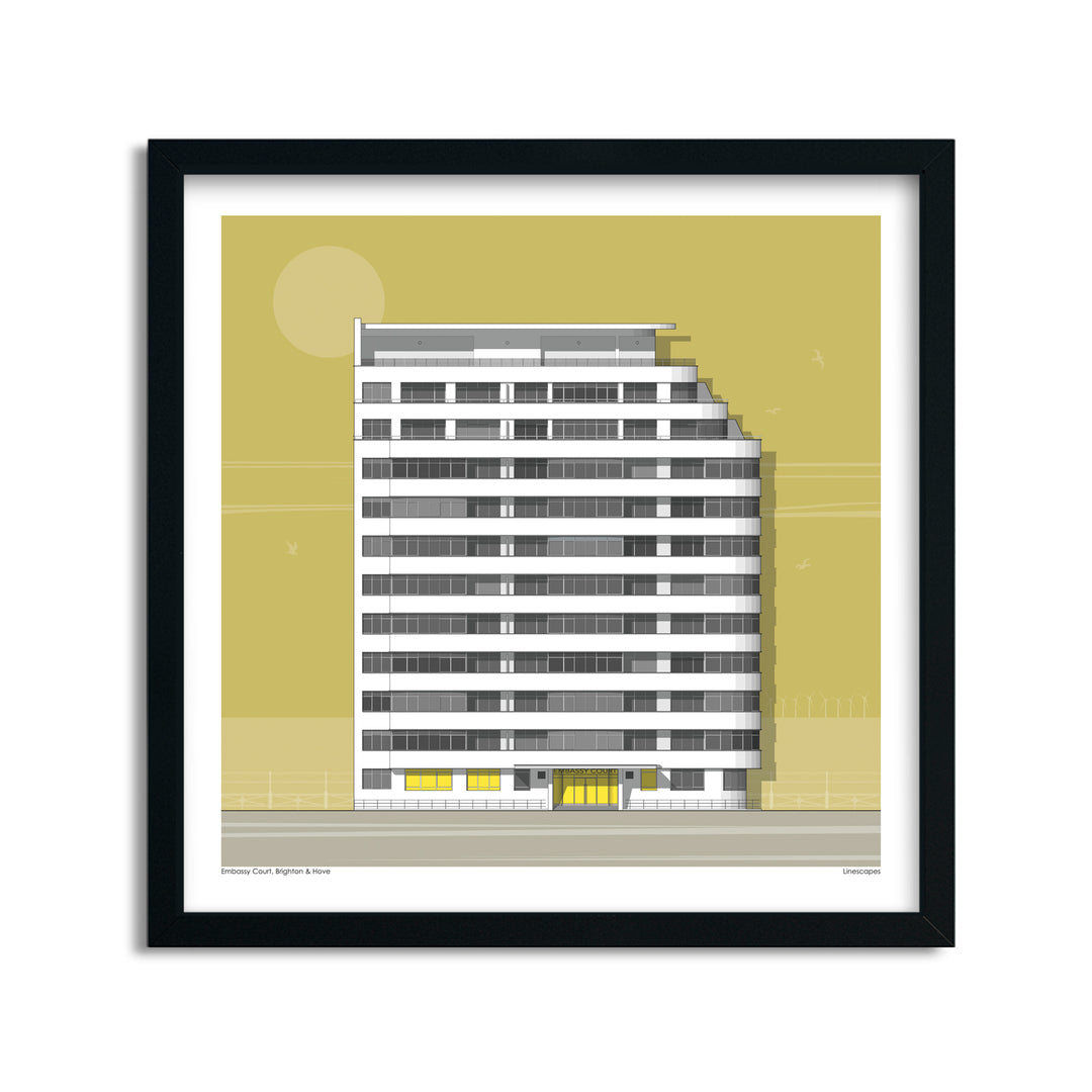 Brighton Embassy Court Print
