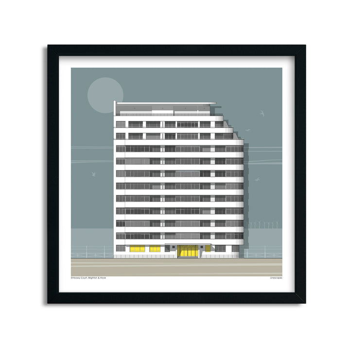 Brighton Embassy Court Print