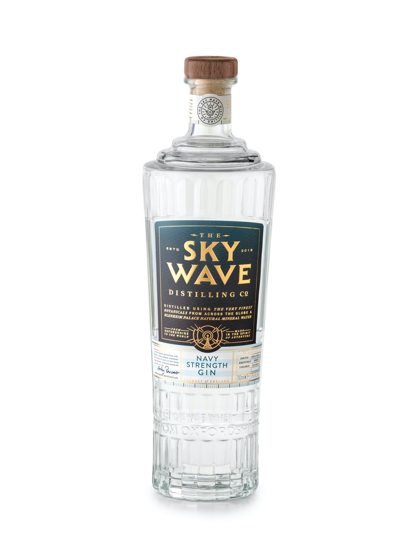 Sky Wave Navy Strength London Dry Gin - The Gin Master