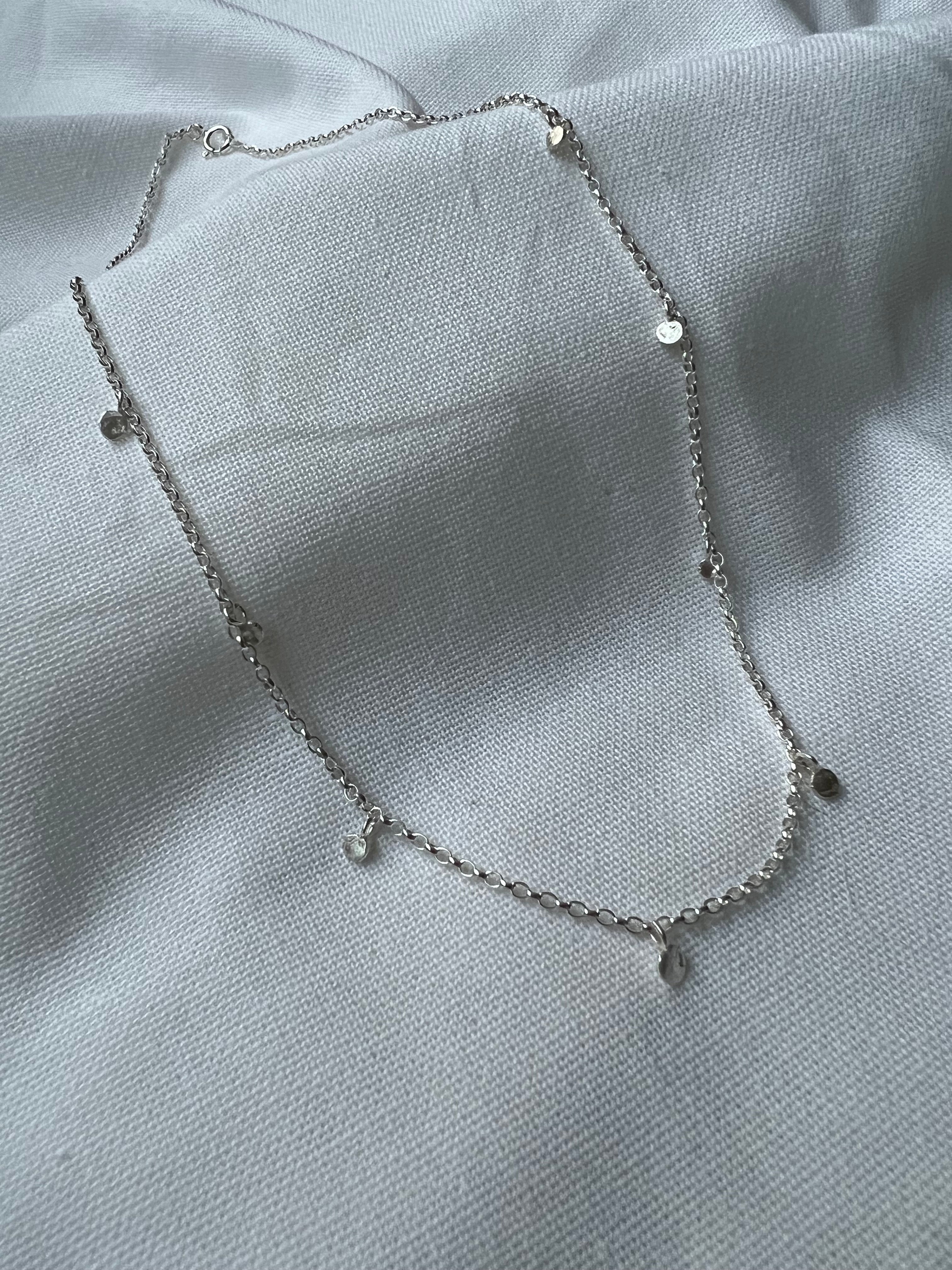 Silver Mini Pendant Necklace
