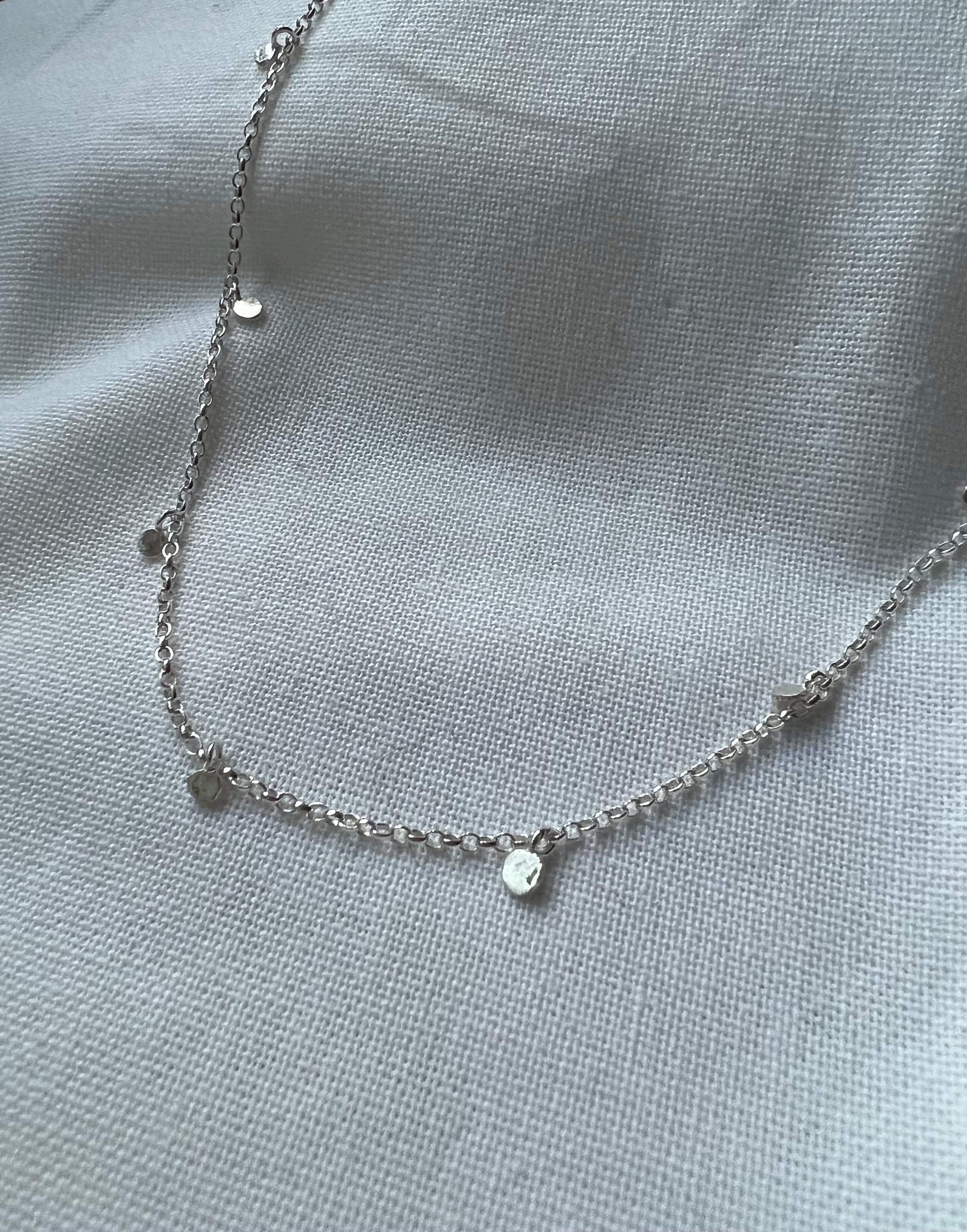 Silver Mini Pendant Necklace