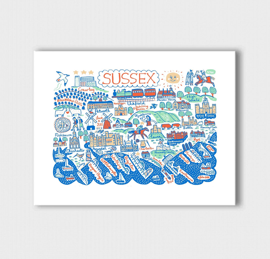 Sussex Art Print