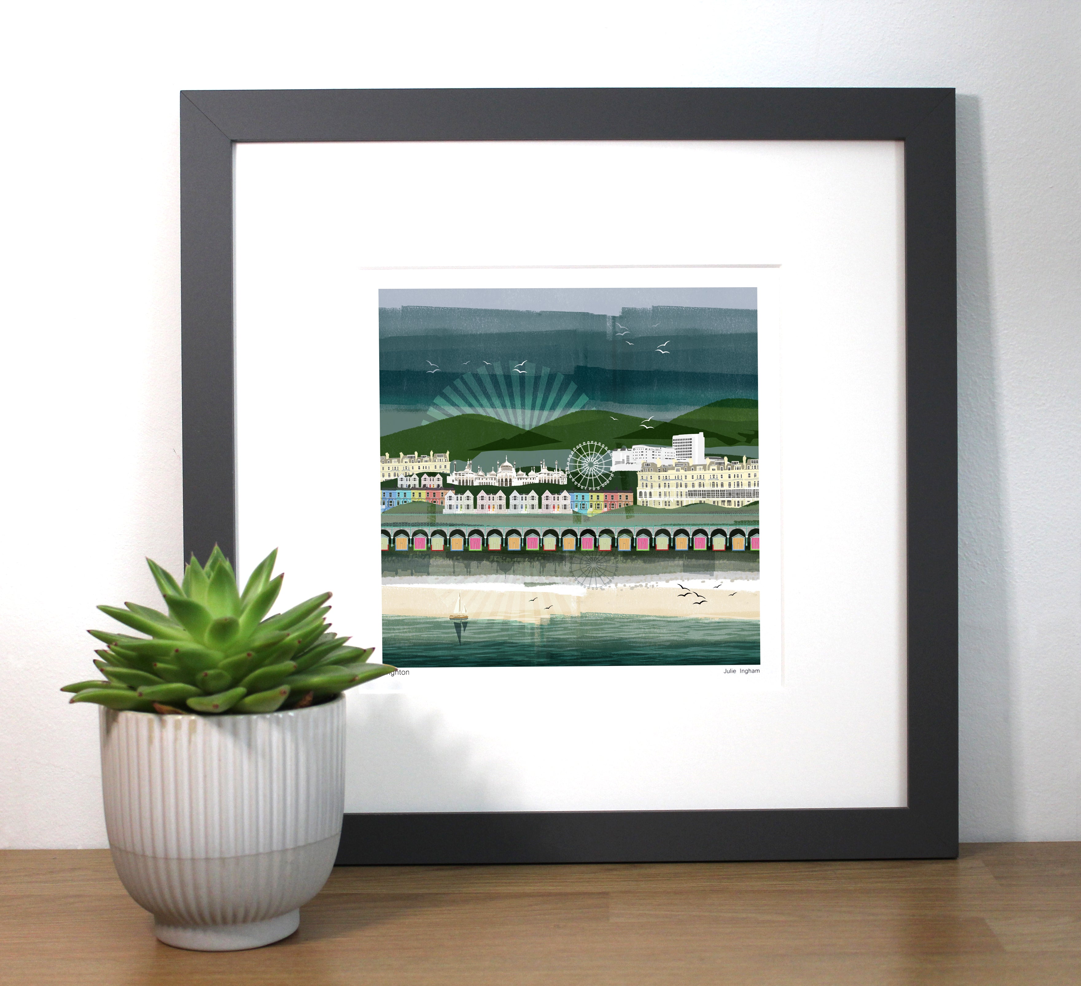 Brighton Vista Framed print
