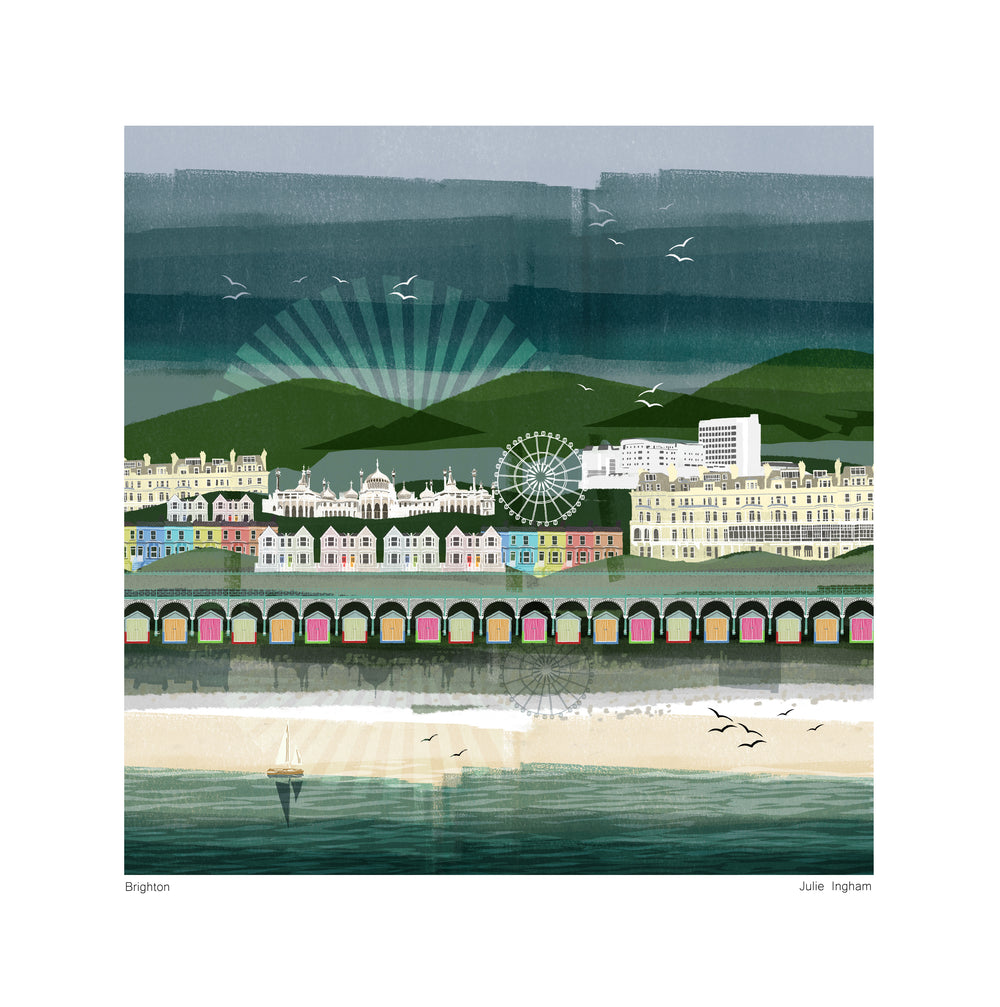 Brighton Vista Framed print