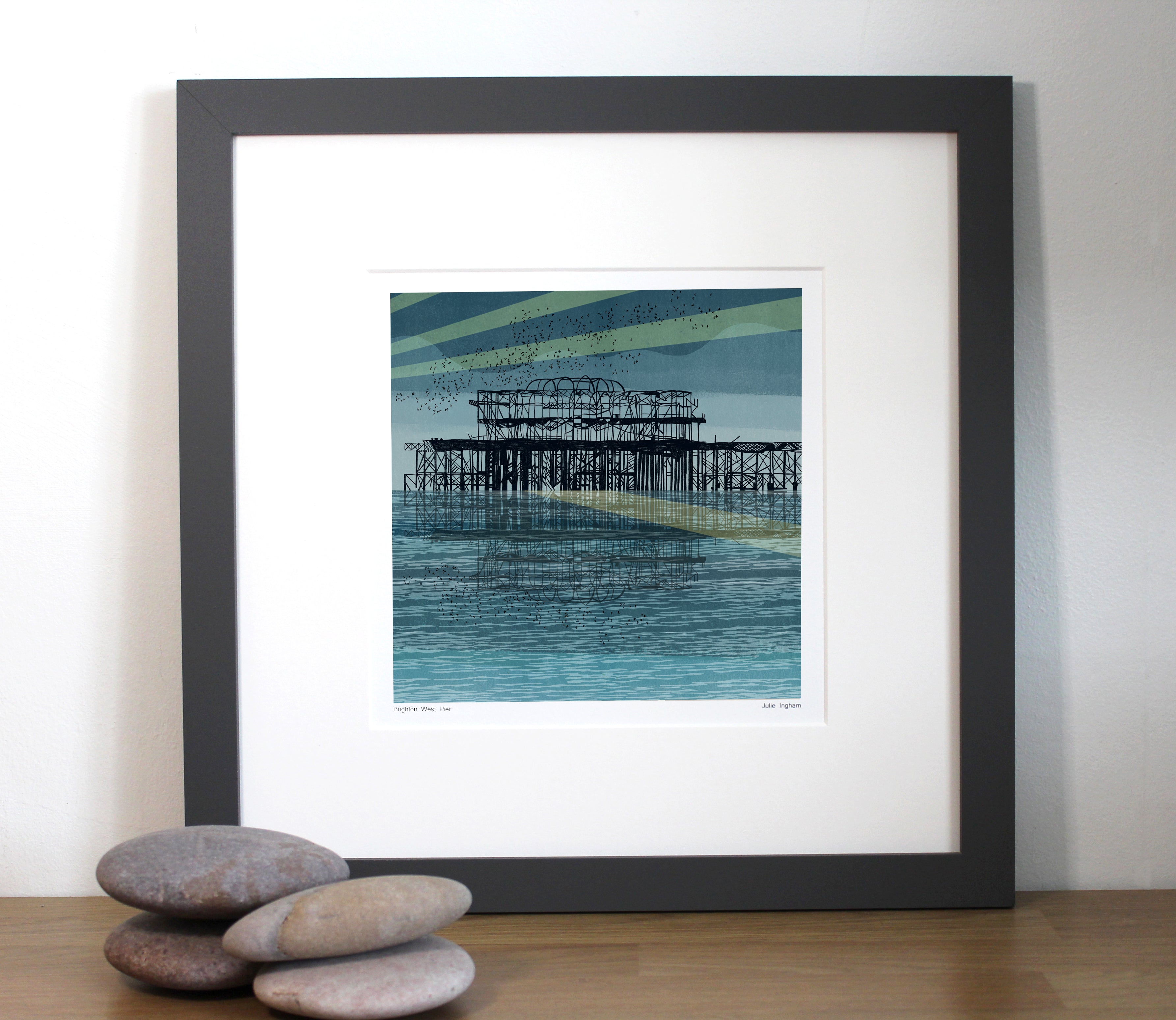 Brighton West Pier Framed Print