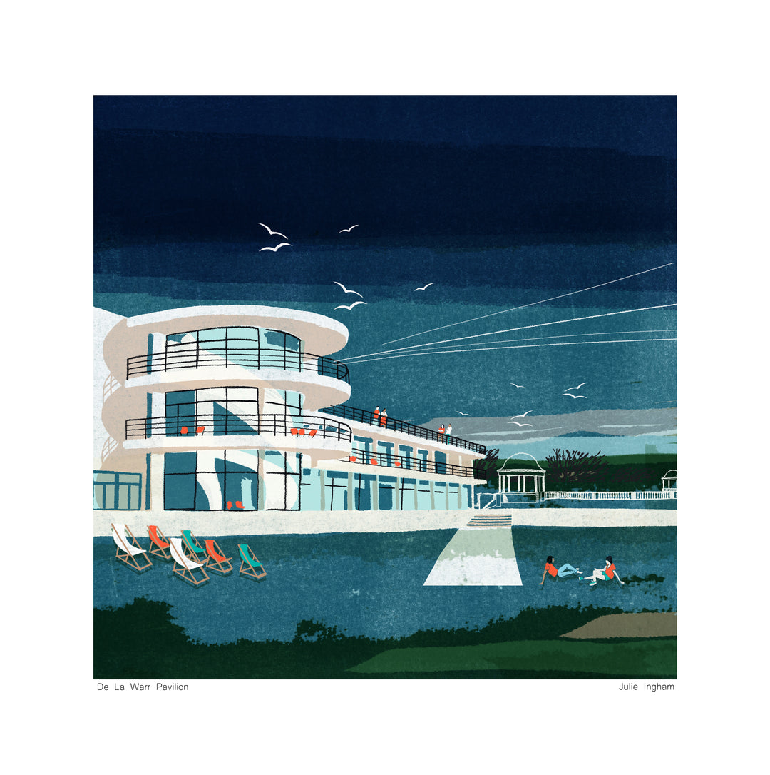 De La Warr Pavilion Framed Print