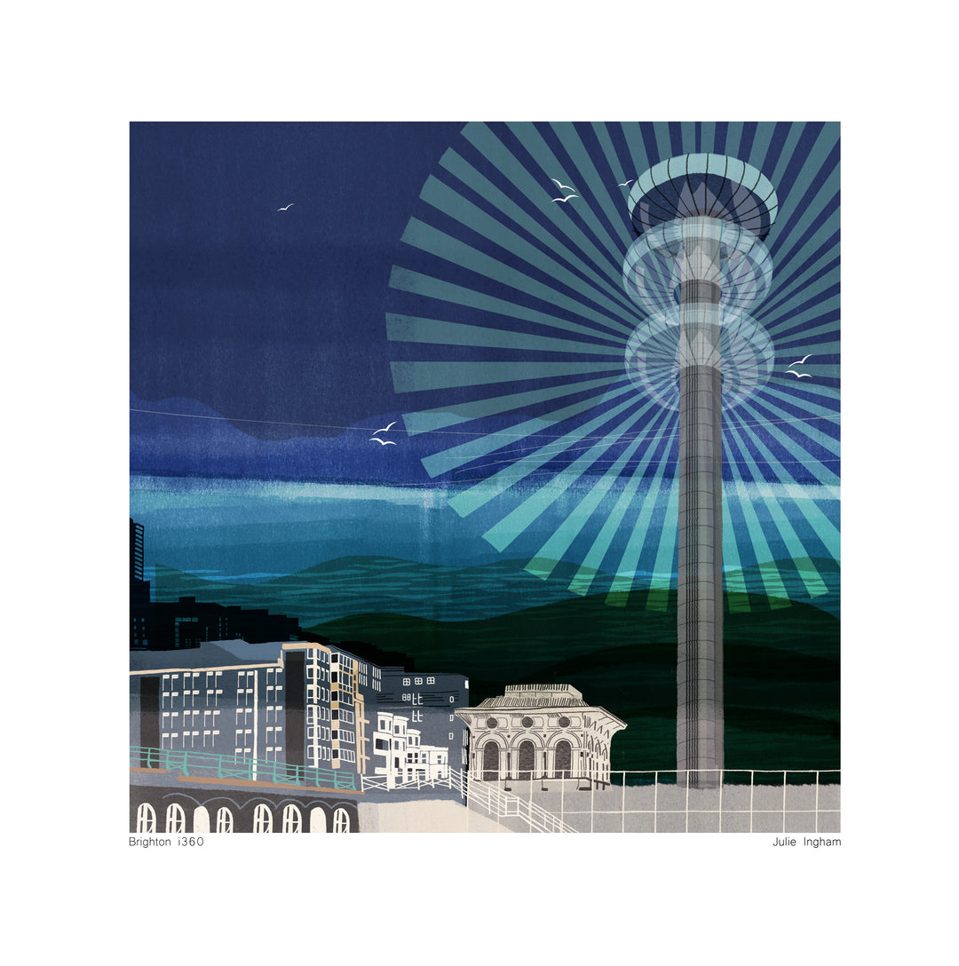 Brighton i360 Framed Print