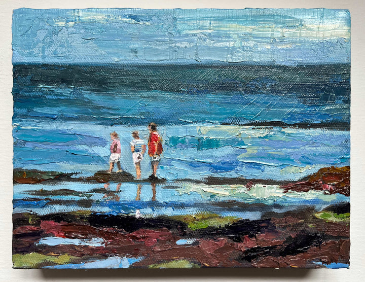 While the Tide is Out, original oil painting