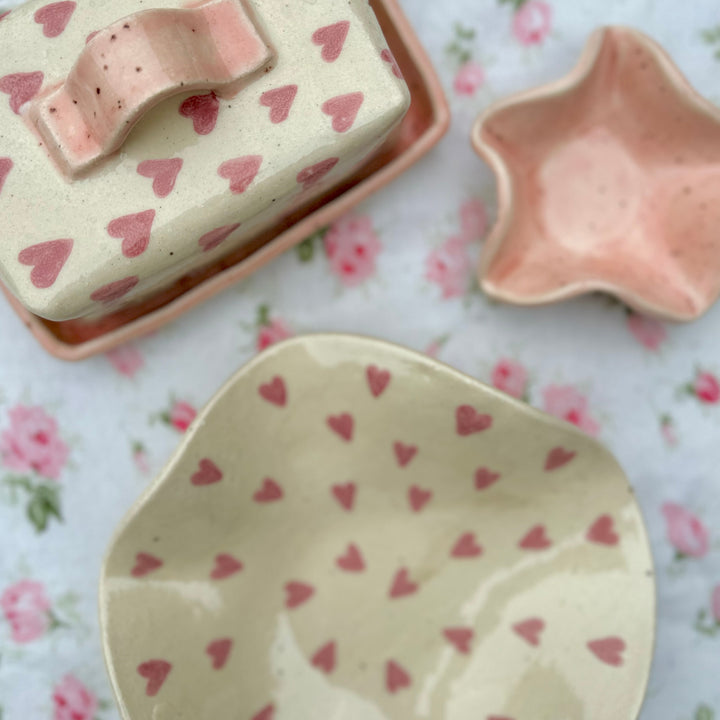 Organic Shaped Heart Design Platter