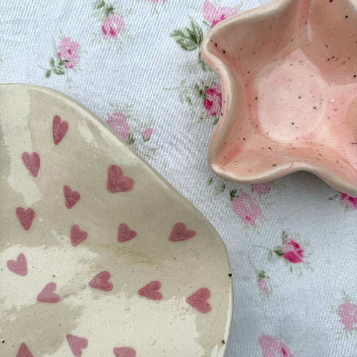 Organic Shaped Heart Design Platter