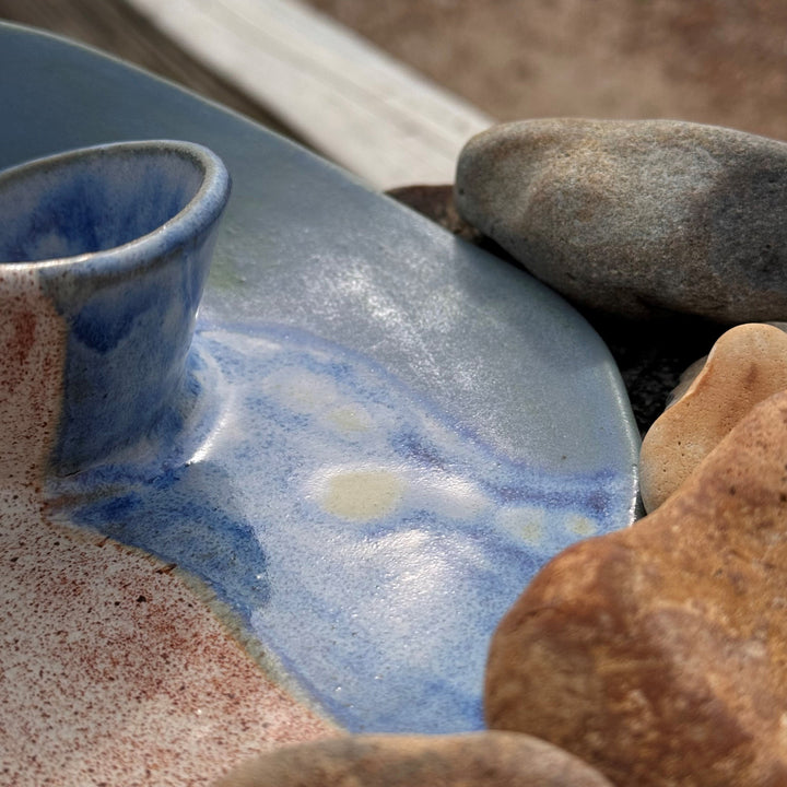 Coastal Swirl Serving Platter