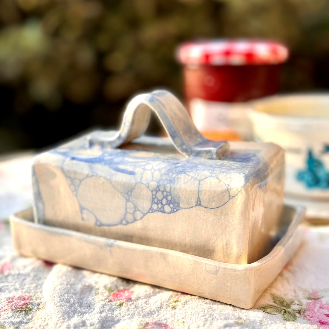 Bubble Glaze Butter Dish