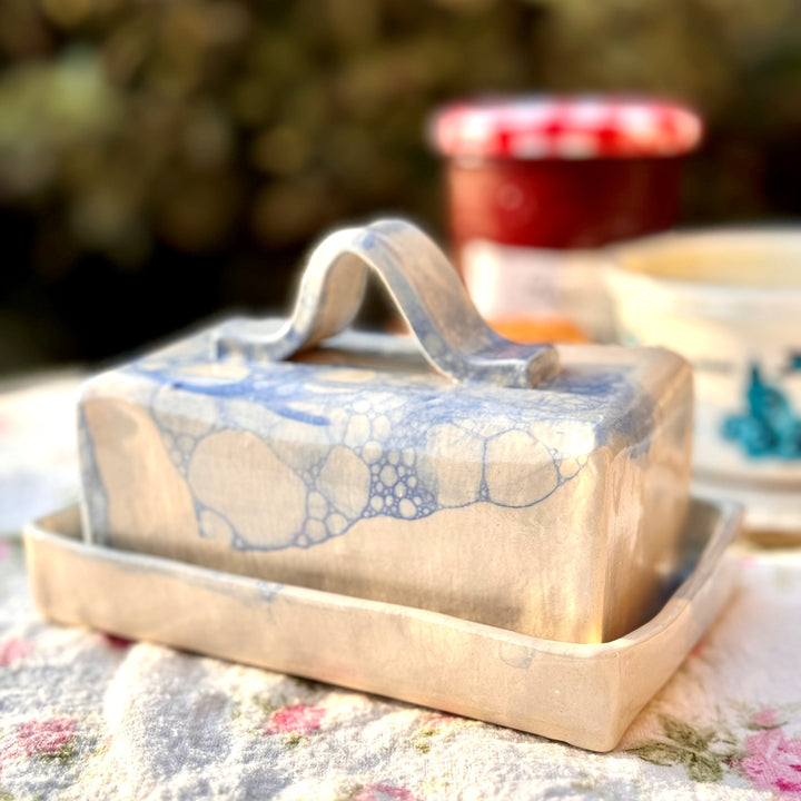 Bubble Glaze Butter Dish