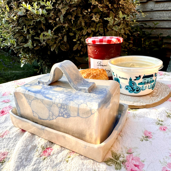 Bubble Glaze Butter Dish