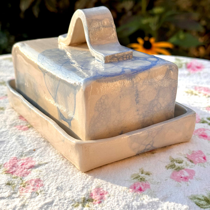 Bubble Glaze Butter Dish