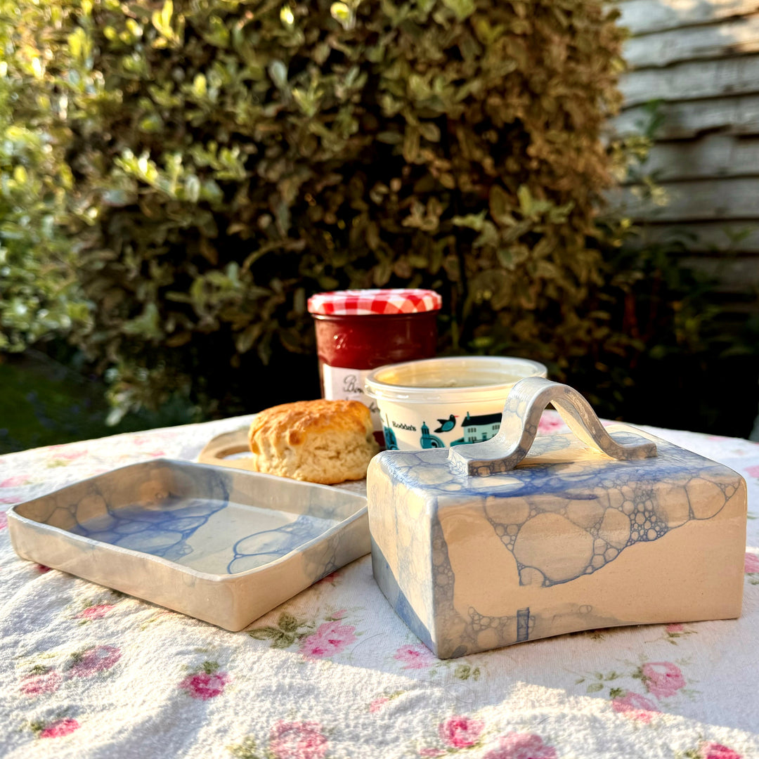 Bubble Glaze Butter Dish