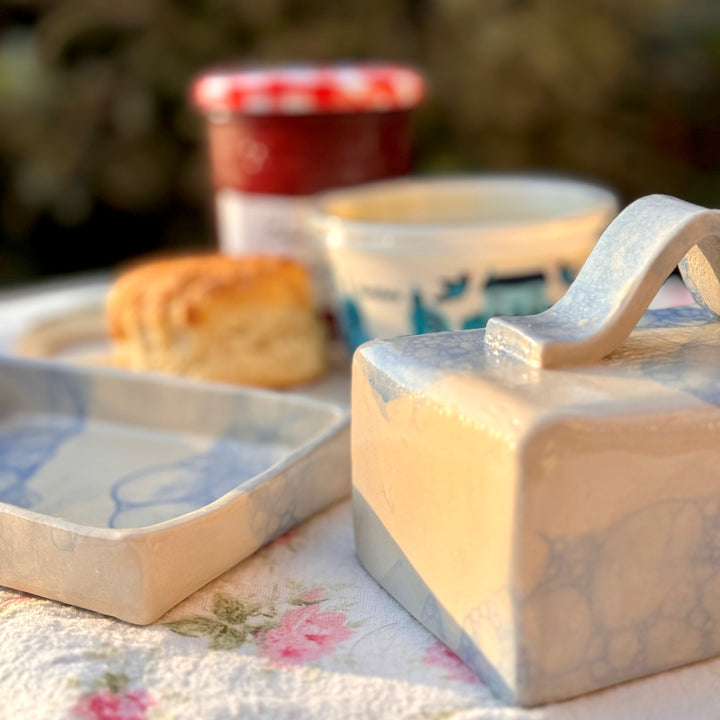 Bubble Glaze Butter Dish