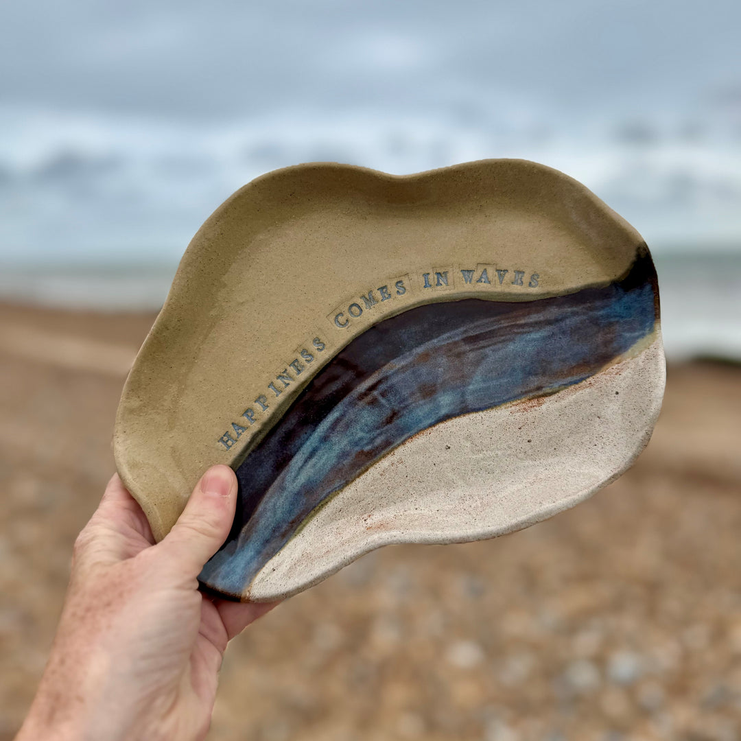 Organic Shaped Coastal Quote Platter