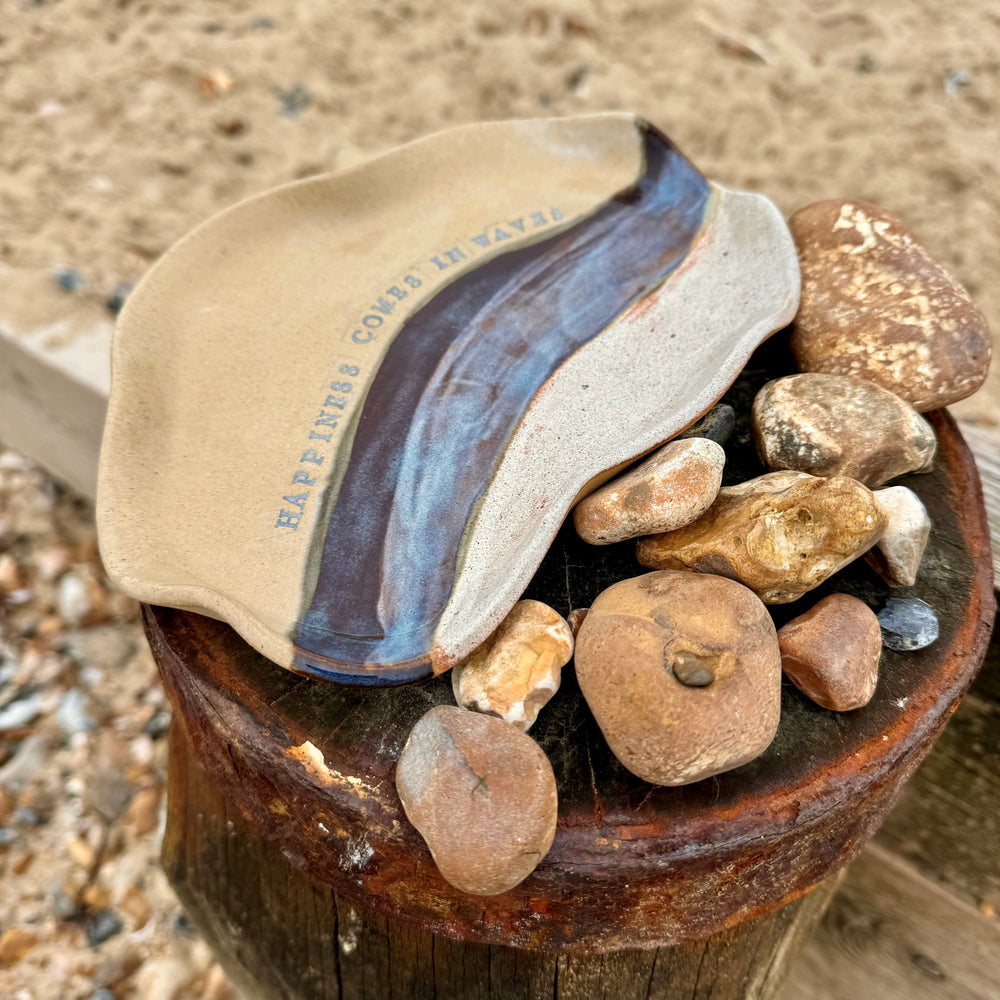 Organic Shaped Coastal Quote Platter