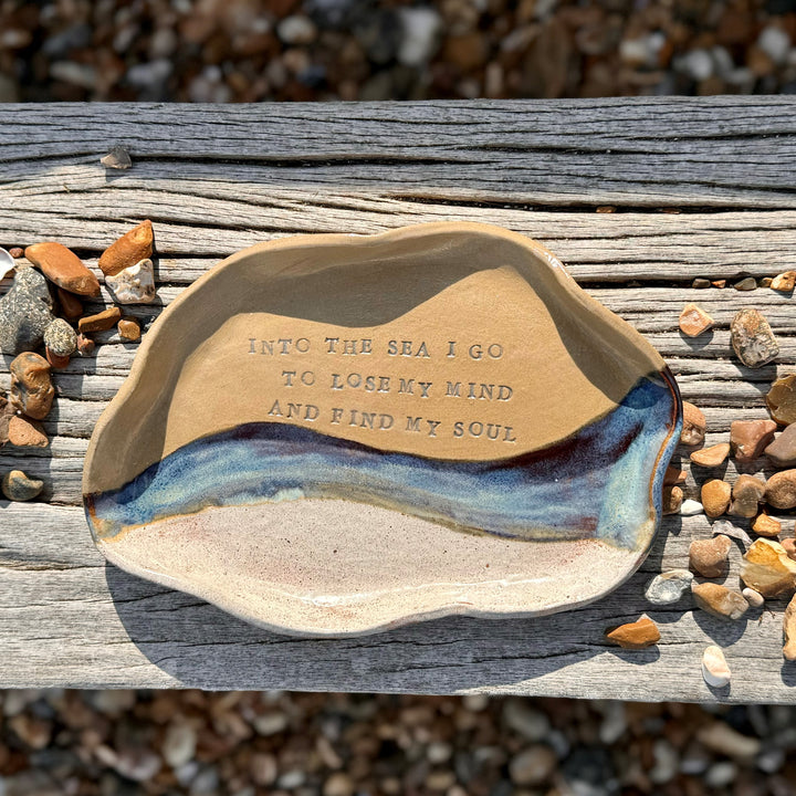 Organic Shaped Coastal Quote Platter