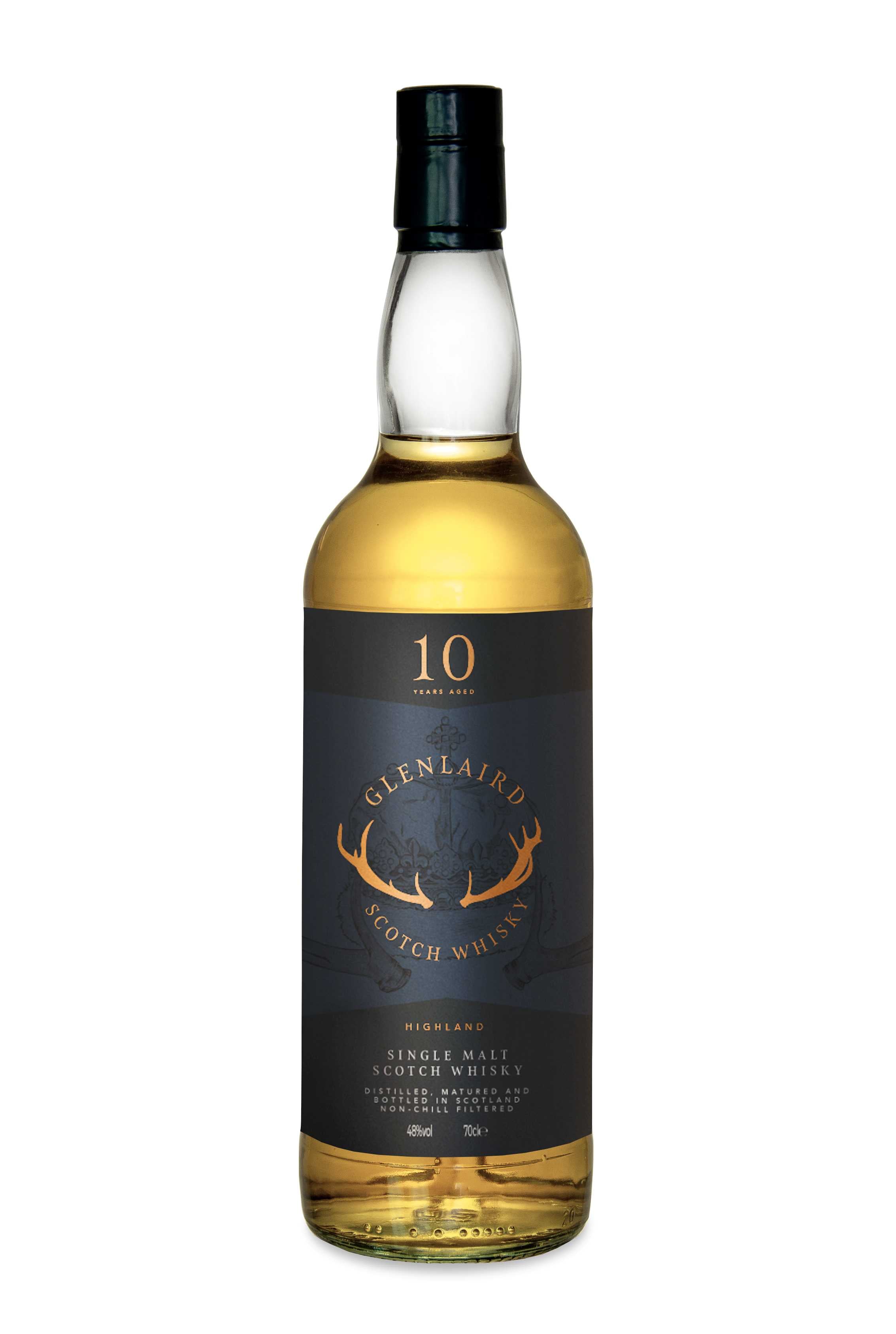 Glenlaird Scotch Whisky - Highland Single Malt  10 year old