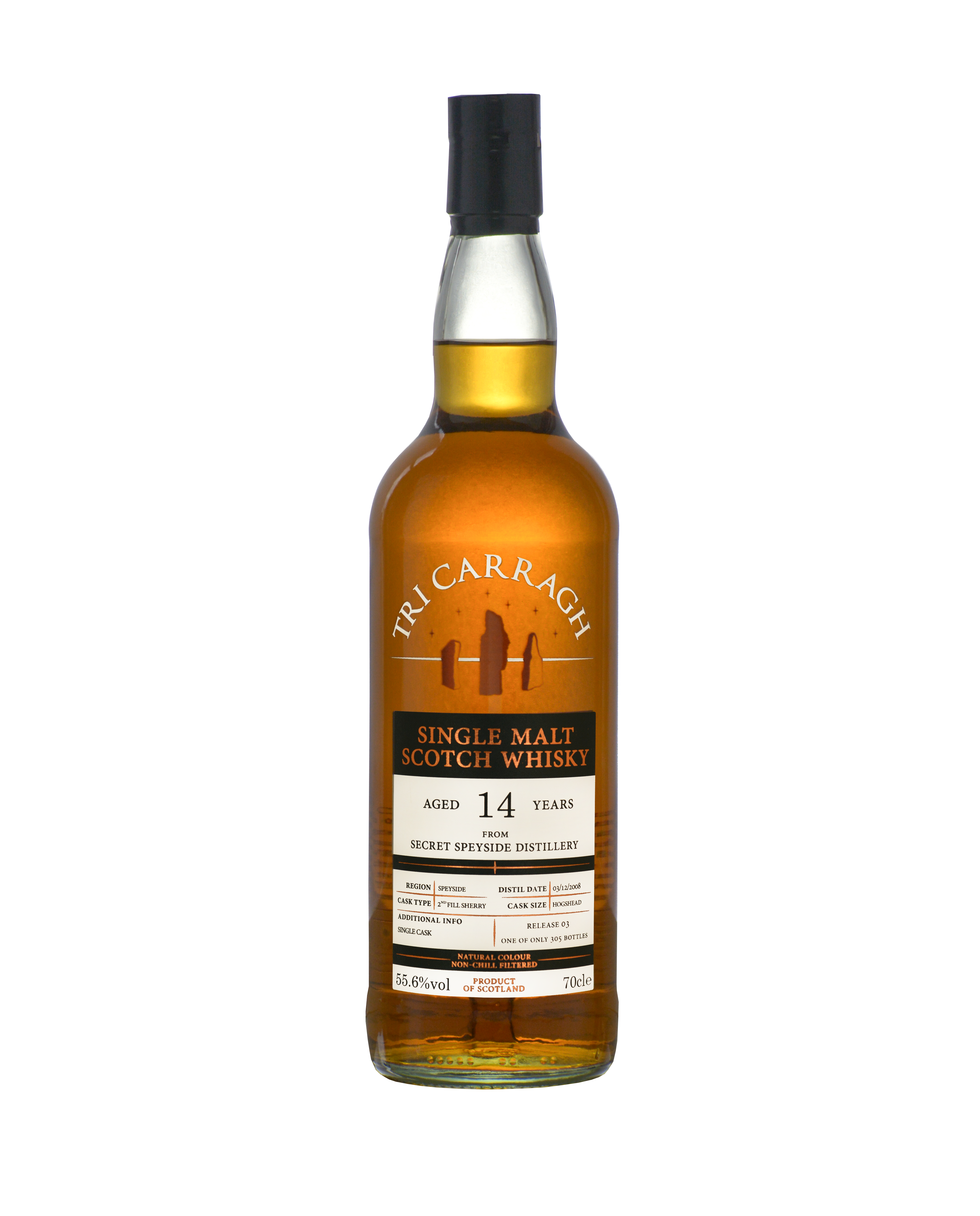 Tri Carragh Scotch Whisky - Secret Speyside 14 year old