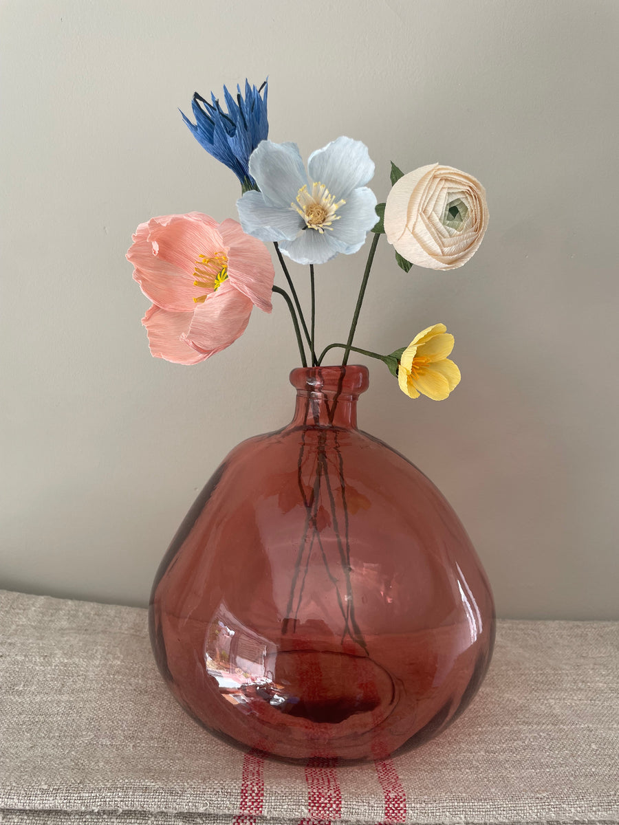 Five Flower Mix including Pink Poppy