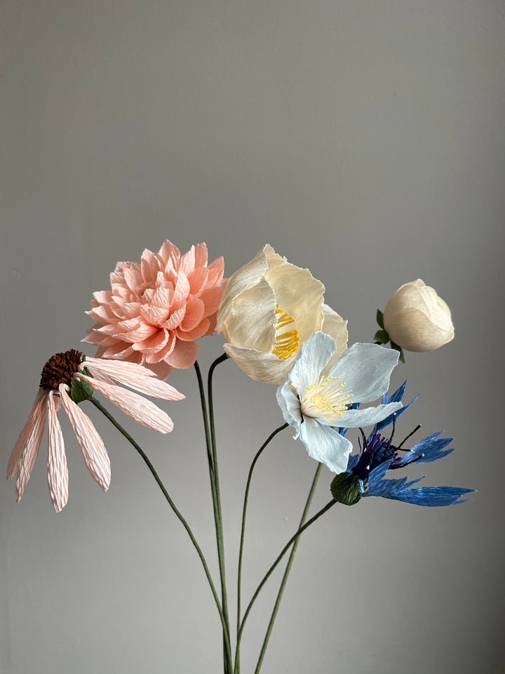 Six Flower Mix including Pink Dahlia