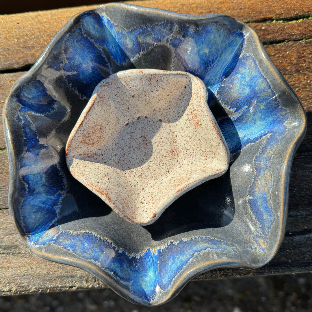 Organic Shaped Serving Bowl