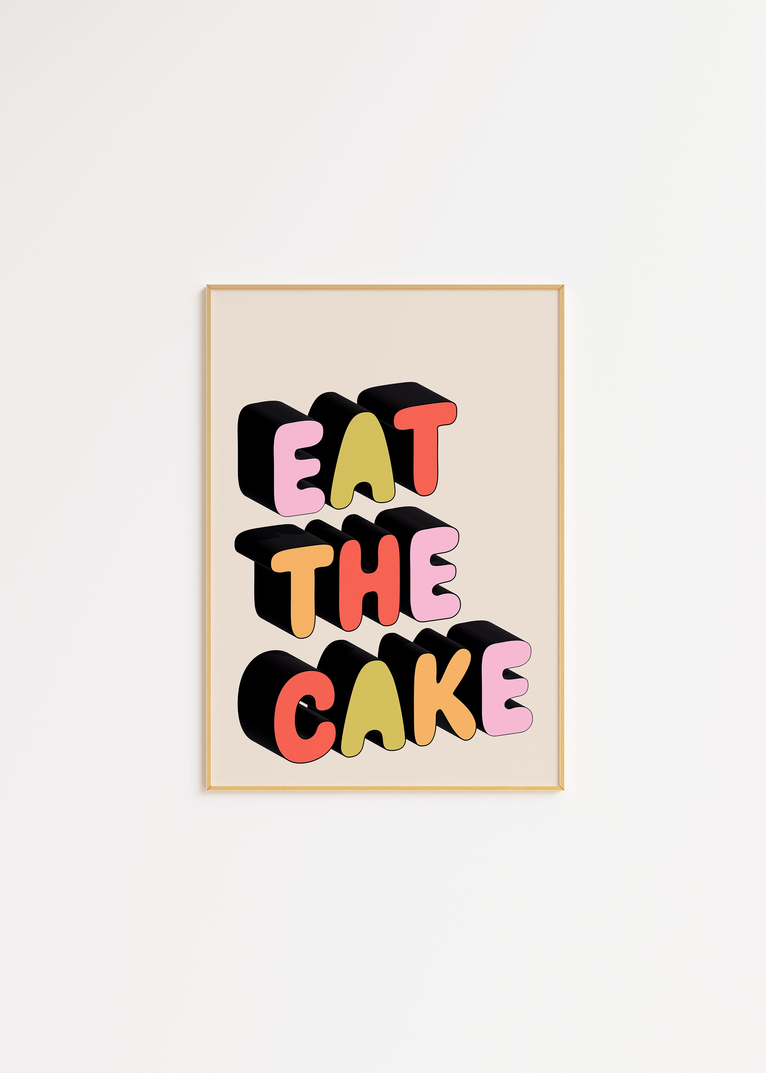 Eat The Cake Print A3