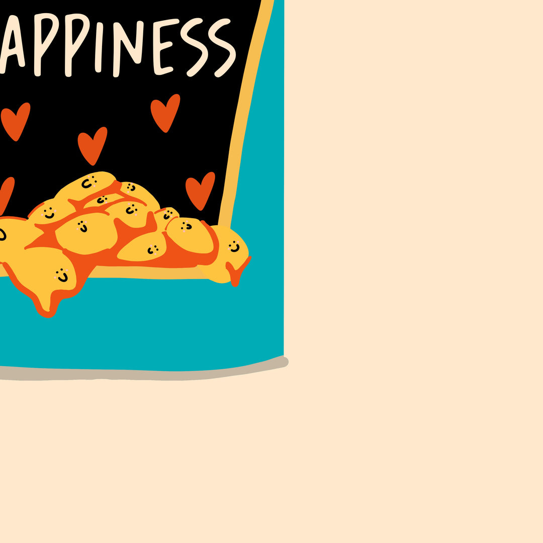 Lil Blobs Of Happiness Print in A3