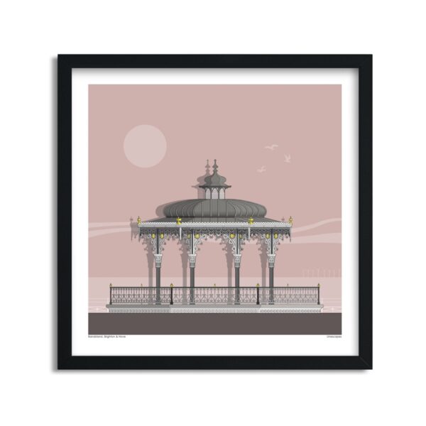 Brighton Bandstand Sun Print 